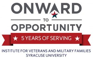 Onward to opportunity 5 years of serving. 