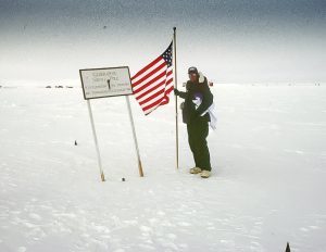Mike in Antarctica.