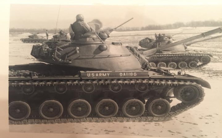 Mel Rubenstein in Tank.