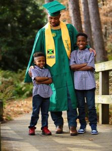 Hartnel Lambert with his sons