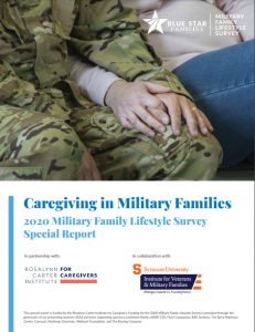 Caregiving in military families cover