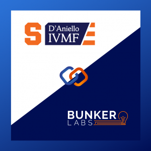 IVMF and bunker Labs logo