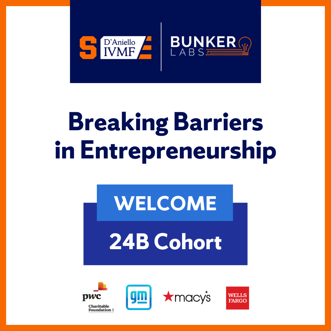 Welcome Breaking Barriers in Entrepreneurship 24B cohort!