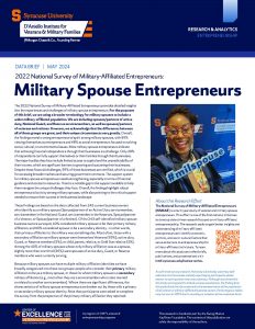 Cover of Military spouse Entrepreneurs NSMAE report