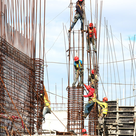 construction site being built