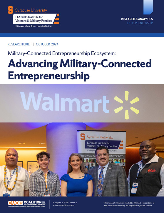 Advancing military-connected entrepreneurship cover