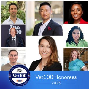 Vet100 2025 honorees collage.