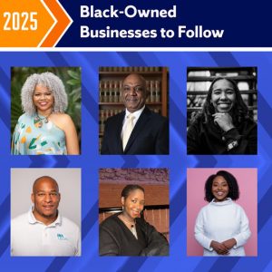 Black history Month mini spotlight featuring collage of business owners.