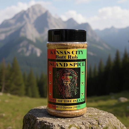 Island Spice KC butt rub seasoning. Island Spice KC butt rub seasoning.
