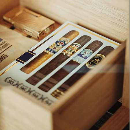 cigars in box representing the mobile cigar lounge. cigars in box representing the mobile cigar lounge.
