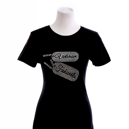 Veteran Fashionista dog tag shirt. Veteran Fashionista dog tag shirt.