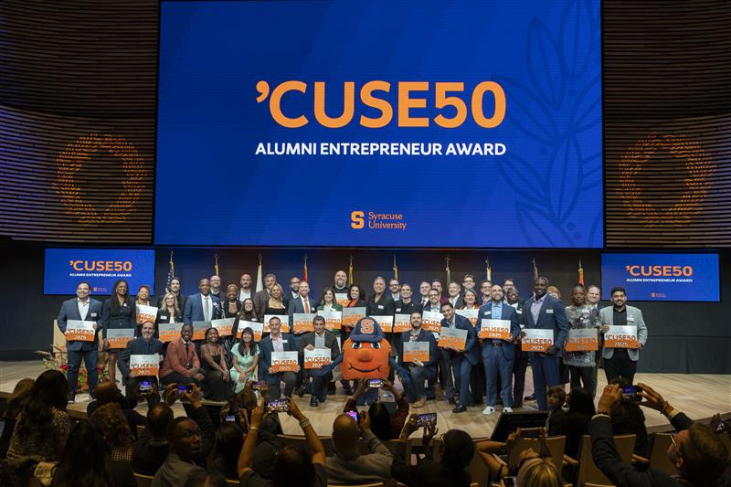 Cuse50 group photo of 2025.