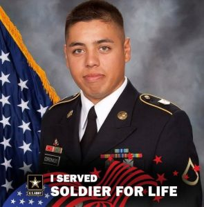 Bryant Coronado headshot in military uniform.