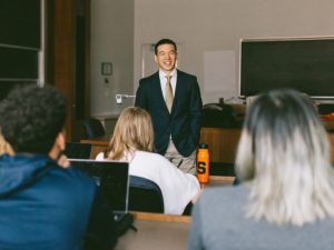 David Park teaching a class.