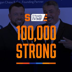 100,000 strong graphic over Joe and Jesse