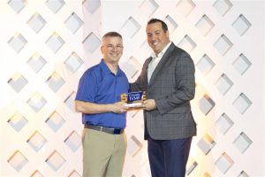 Ambassador award at veteran edge 2026 with Rod.