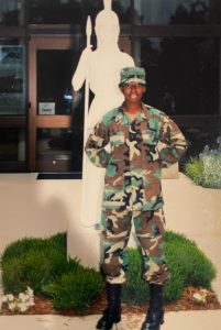 Stephannie addo in military uniform