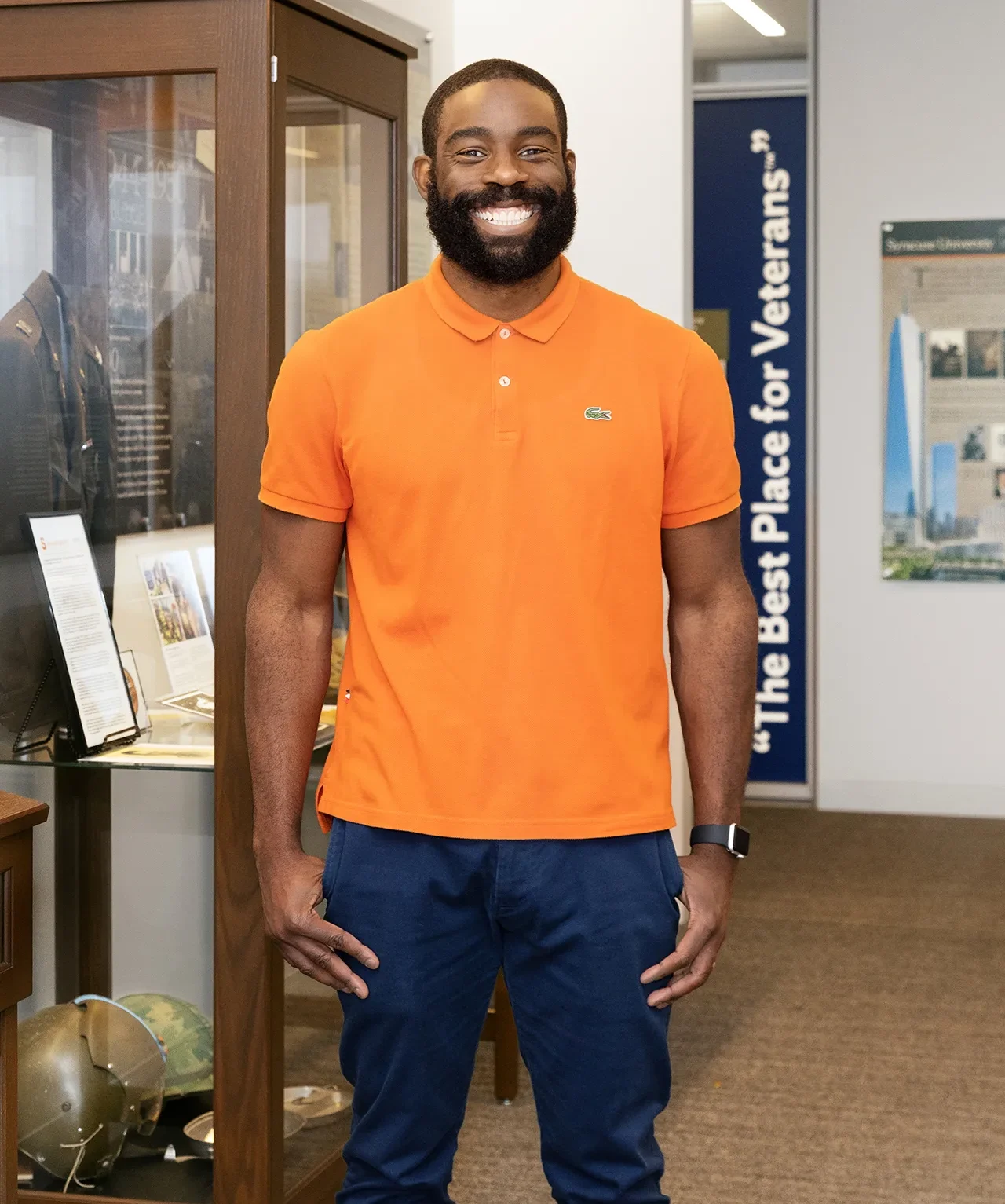 Micron's first veteran intern from Syracuse University, Savion Pollard