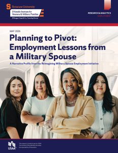 Cover of Planning to Pivot, employment lessons from a military spouse cover