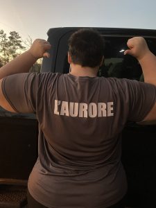 Belverly Cutchins shaving her head for charity