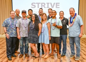 STRIVE group photo from Kaua'i community college